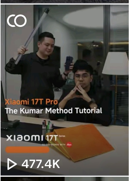 (A & T) P12.21 Xiaomi 17T Pro: The Kumar Method Tutorial (Adam & Teoh)